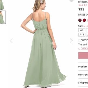 Dusty Sage Bridesmaid Dress